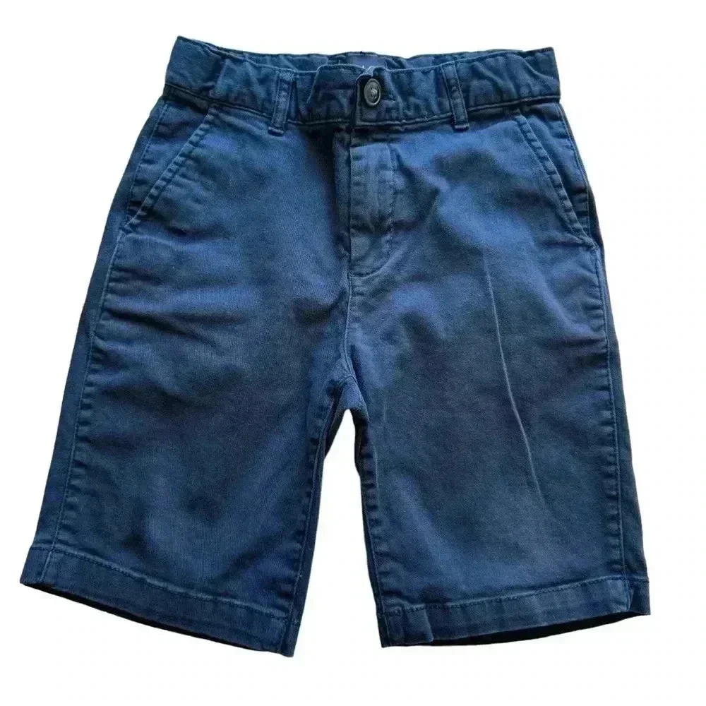 The Children’s Place Navy Pull On School Uniform Soft Short Pants SZ 8 #2166